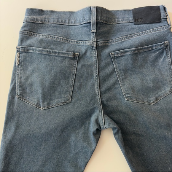 Paige Lennox men Jeans Gray-blue  Slim Fit Stretch Sz 31 - Picture 6 of 11